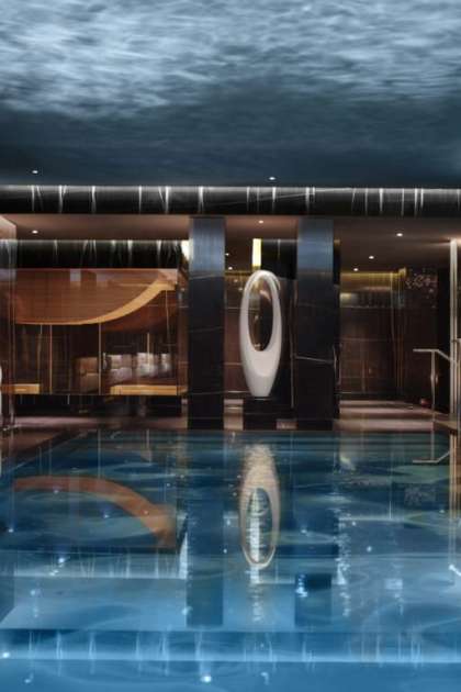 Health and wellness at the corinthia hotel in london pool.